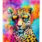 Edge Collections - 11.25" X 15.50" - Multicolor - Leopard Decorative Banner Hippie Animal - 1 Piece